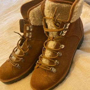 Marc Fischer Lace Up Booties Sz 10